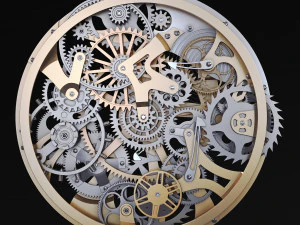 gear mechanism v 8 3D Model