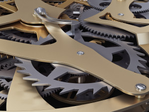 gear mechanism v 8 3D Model