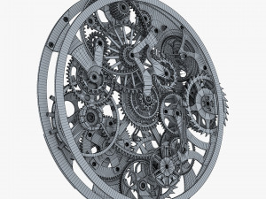 gear mechanism v 8 3D Model