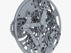 gear mechanism v 8 3D Model
