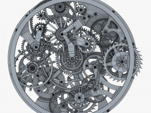 gear mechanism v 8 3D Model