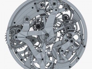 gear mechanism v 8 3D Model