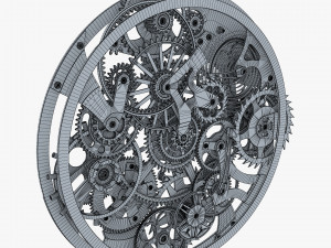 gear mechanism v 8 3D Model