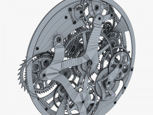 gear mechanism v 8 3D Model
