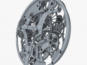 gear mechanism v 8 3D Model