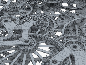 gear mechanism v 8 3D Model