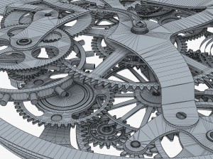 gear mechanism v 8 3D Model