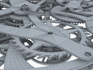 gear mechanism v 8 3D Model