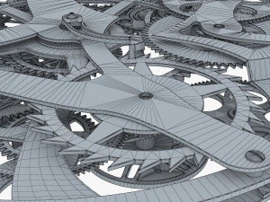 gear mechanism v 8 3D Model
