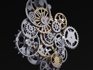 gear mechanism v 9 3D Model
