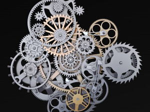 gear mechanism v 9 3D Model