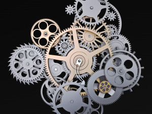 gear mechanism v 9 3D Model