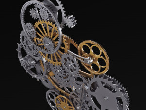 gear mechanism v 9 3D Model