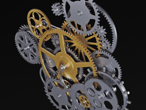 gear mechanism v 9 3D Model