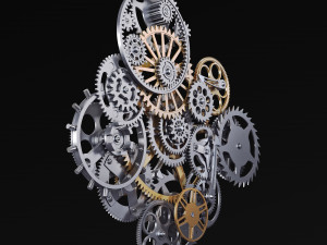 gear mechanism v 9 3D Model