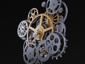 gear mechanism v 9 3D Model