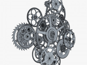 gear mechanism v 9 3D Model
