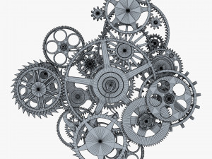 gear mechanism v 9 3D Model