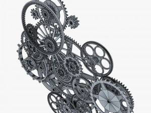 gear mechanism v 9 3D Model