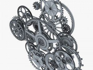 gear mechanism v 9 3D Model