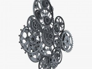 gear mechanism v 9 3D Model