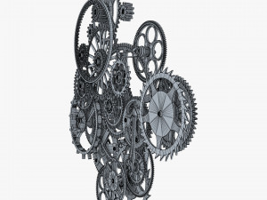 gear mechanism v 9 3D Model