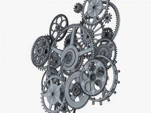 gear mechanism v 9 3D Model
