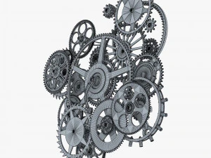 gear mechanism v 9 3D Model