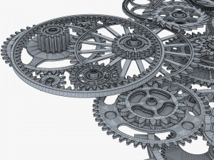 gear mechanism v 9 3D Model