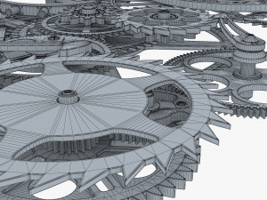 gear mechanism v 9 3D Model