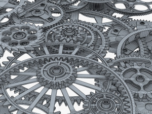 gear mechanism v 9 3D Model