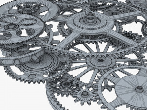 gear mechanism v 9 3D Model
