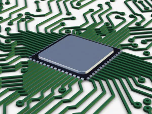 electronic circuit board brain v 1 3D Model