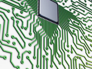 electronic circuit board brain v 1 3D Model