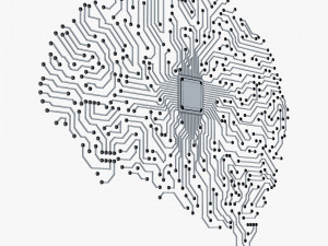 electronic circuit board brain v 1 Model 3D