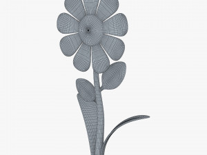 cartoon flower v 1 3D 模型