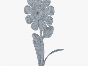 cartoon flower v 1 3D 模型