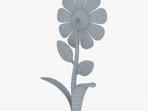cartoon flower v 1 3D 模型