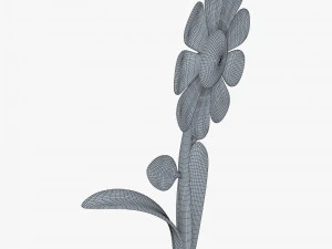 cartoon flower v 1 3D Model