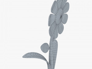 cartoon flower v 1 3D 模型