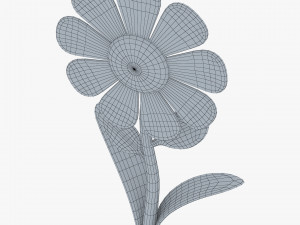 cartoon flower v 1 3D 模型