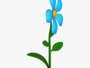 cartoon flower v 2 Modèle 3D