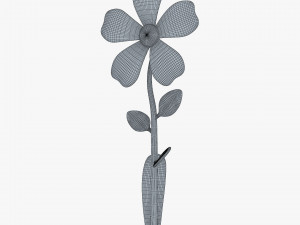 cartoon flower v 2 Modèle 3D