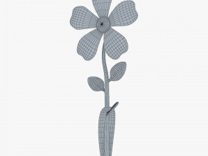 cartoon flower v 2 Modèle 3D