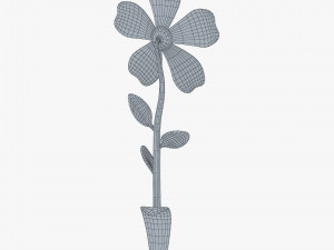 cartoon flower v 2 Modèle 3D