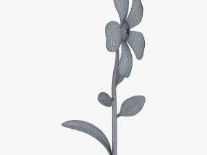 cartoon flower v 2 Modèle 3D