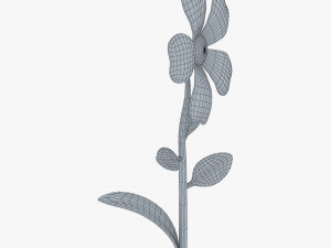 cartoon flower v 2 Modèle 3D