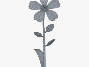 cartoon flower v 2 Modèle 3D