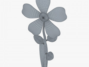 cartoon flower v 2 Modèle 3D