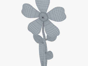 cartoon flower v 2 Modèle 3D